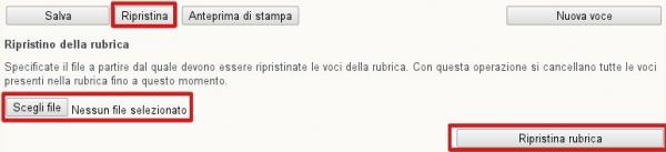Importare rubrica Fritz!Box